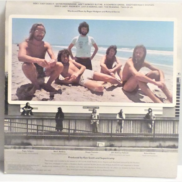 1975 Supertramp CRISIS WHAT Record LP Vinyl Record A&M Records #SP4560 - Picture 4 of 4